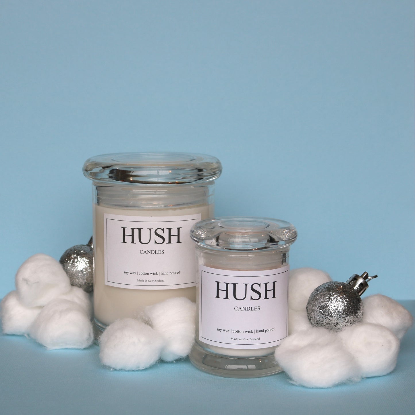 Snowy Evening Candle