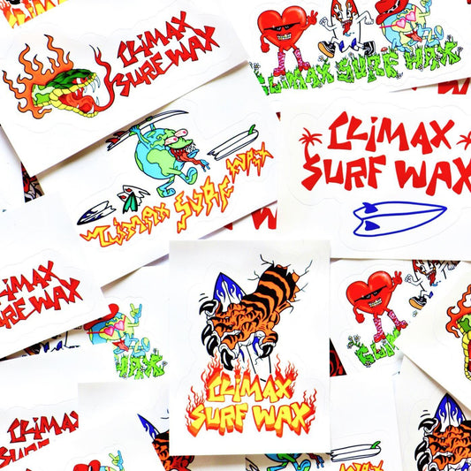 Climax Surf Wax - Sticker Pack