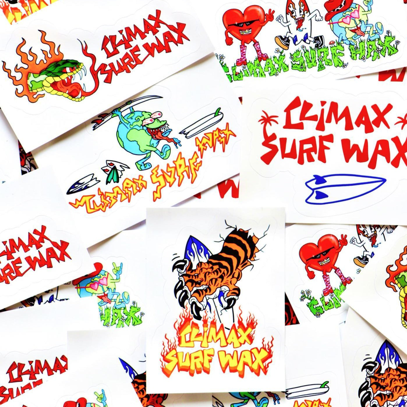 Climax Surf Wax - Sticker Pack