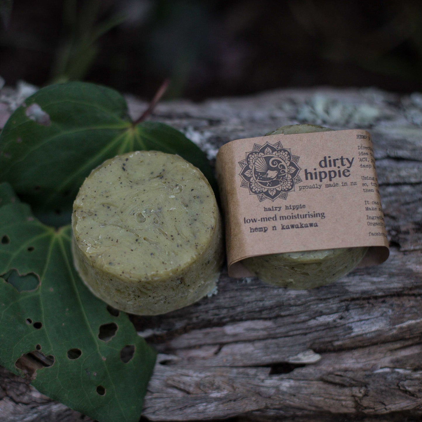 Hemp and Kawakawa Shampoo/Soap Bar (Vegan)