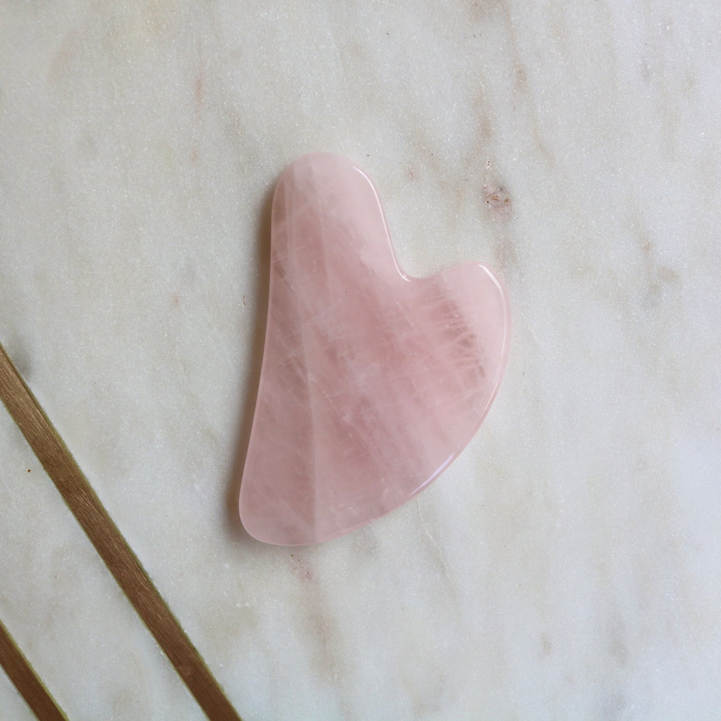 Rose Quartz - Crystal Gua Sha Stone