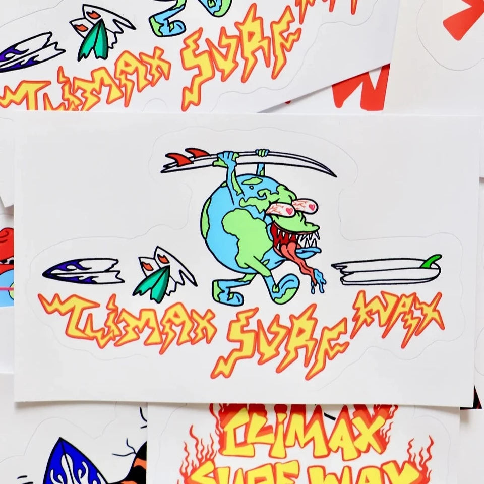 Climax Surf Wax - Sticker Pack