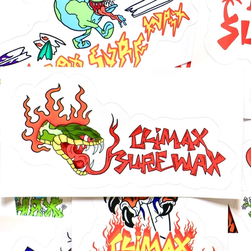 Climax Surf Wax - Sticker Pack